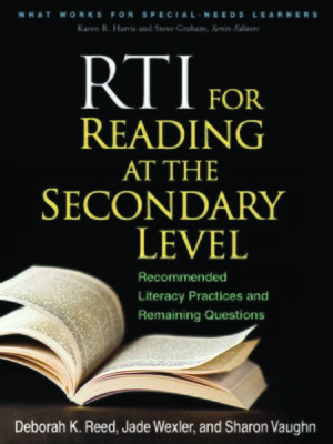 cover image of RTI for Reading at the Secondary Level